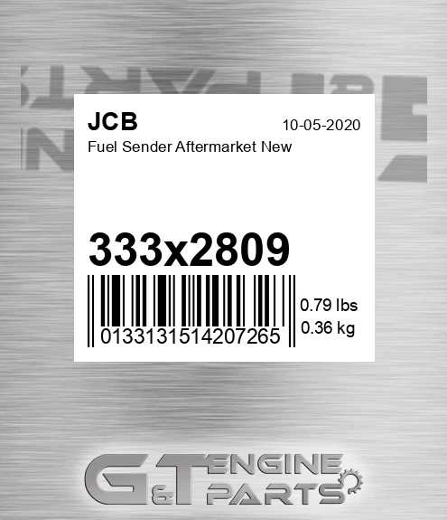 333x2809 Fuel Sender Aftermarket New
