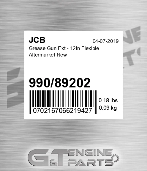 990/89202 GREASE GUN EXT - 12