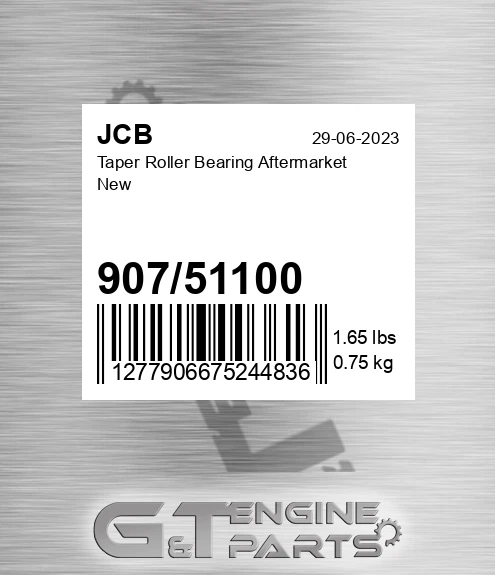 90751100 Taper Roller Bearing Aftermarket New