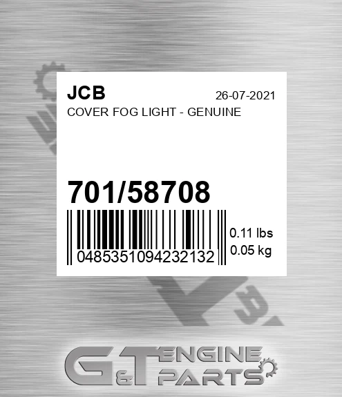 701/58708 COVER FOG LIGHT - GENUINE