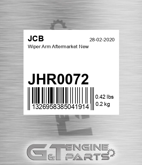 JHR0072 WIPER ARM - GENUINE