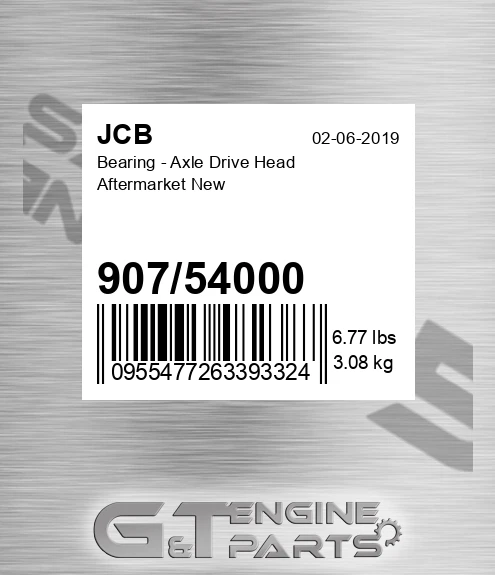 90754000 Bearing - Axle Drive Head Aftermarket New