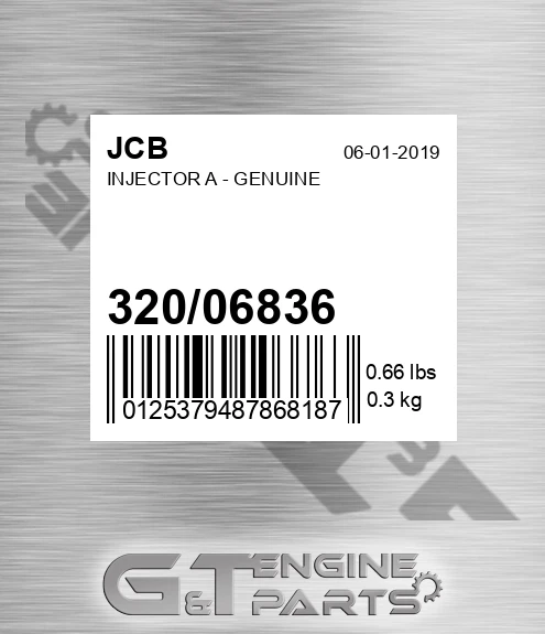 320/06836 INJECTOR A - GENUINE