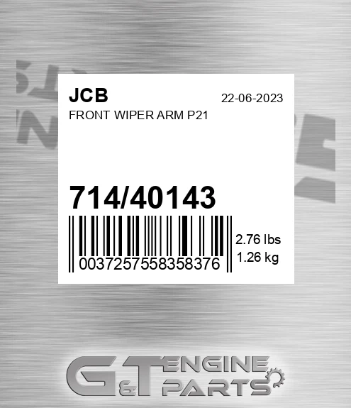 714/40143 FRONT WIPER ARM P21
