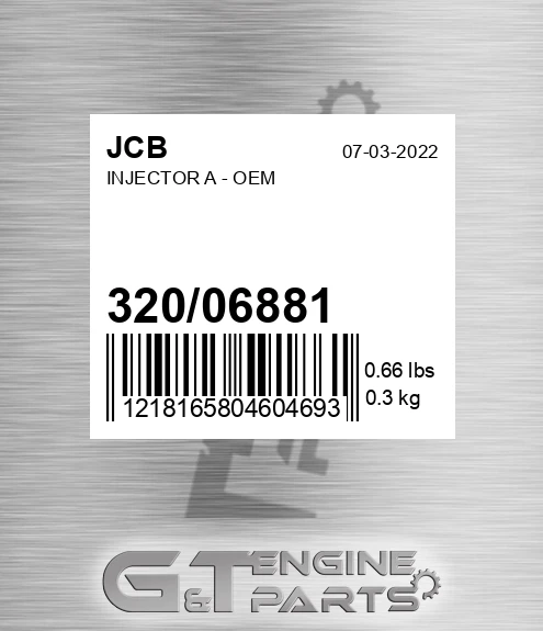 320/06881 INJECTOR A - OEM