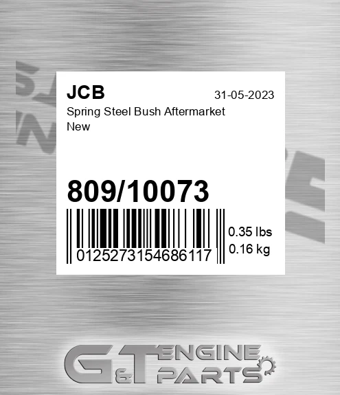 80910073 Spring Steel Bush Aftermarket New