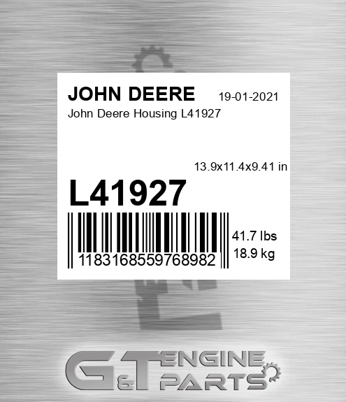 L41927 John Deere Housing L41927