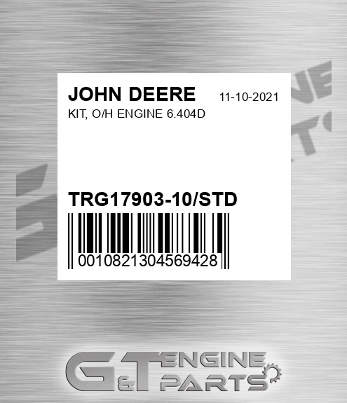 TRG17903-10/STD KIT, O/H ENGINE 6.404D