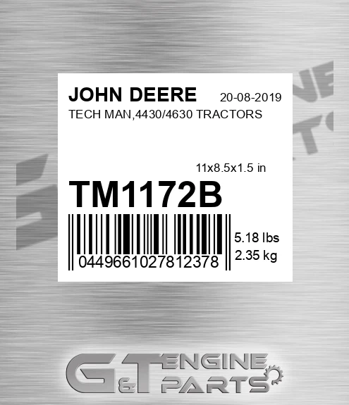 TM1172B TECH MAN,4430/4630 TRACTORS
