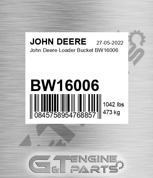 BW16006 John Deere Loader Bucket BW16006