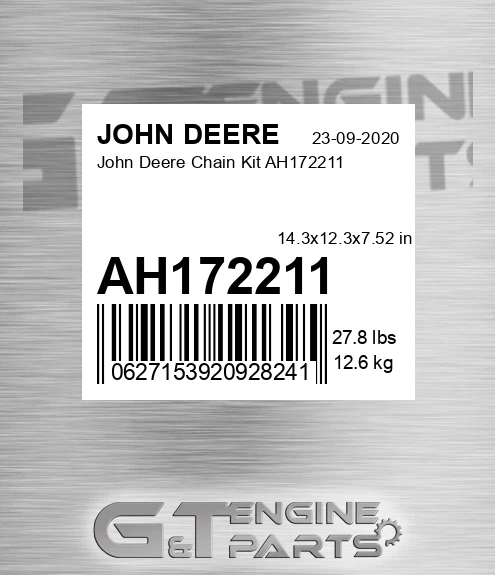 AH172211 John Deere Chain Kit AH172211