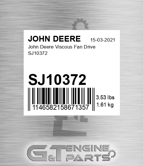 SJ10372 John Deere Viscous Fan Drive SJ10372