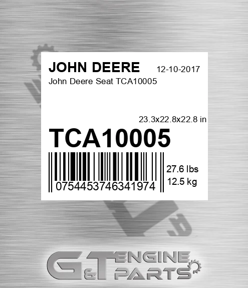 TCA10005 Seat