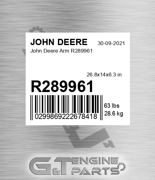 R289961 John Deere Arm R289961