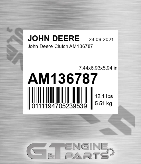 AM136787 John Deere Clutch AM136787