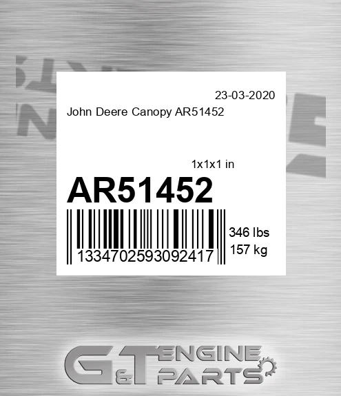 AR51452 Canopy