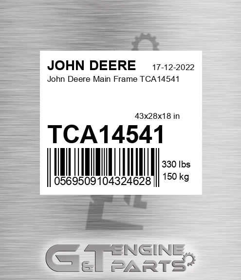 TCA14541 John Deere Main Frame TCA14541