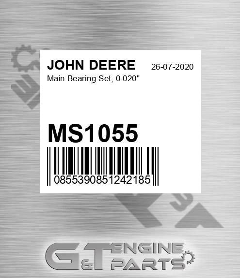 MS1055 Main Bearing Set, 0.020"