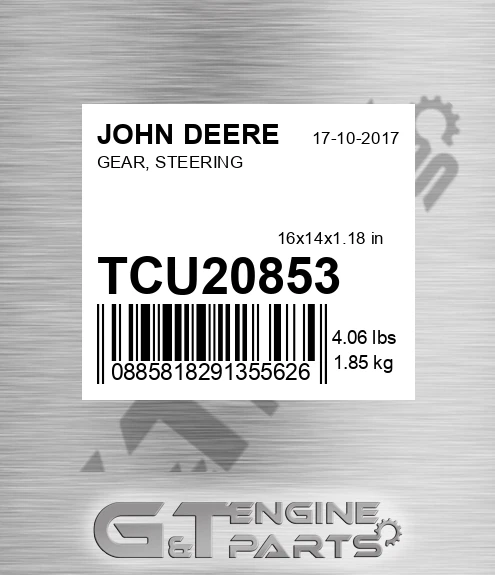 TCU20853 GEAR, STEERING