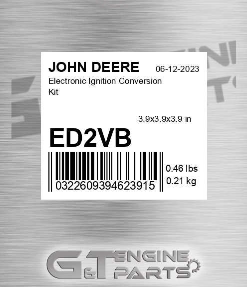 ED2VB Electronic Ignition Conversion Kit