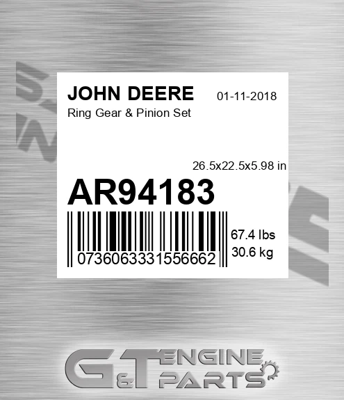 AR94183 Ring Gear & Pinion Set