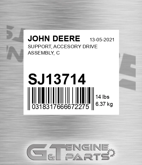 SJ13714 SUPPORT, ACCESORY DRIVE ASSEMBLY, C