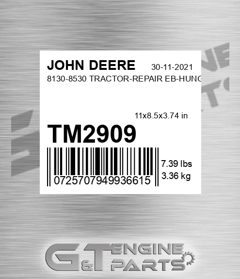 TM2909 8130-8530 TRACTOR-REPAIR EB-HUNG