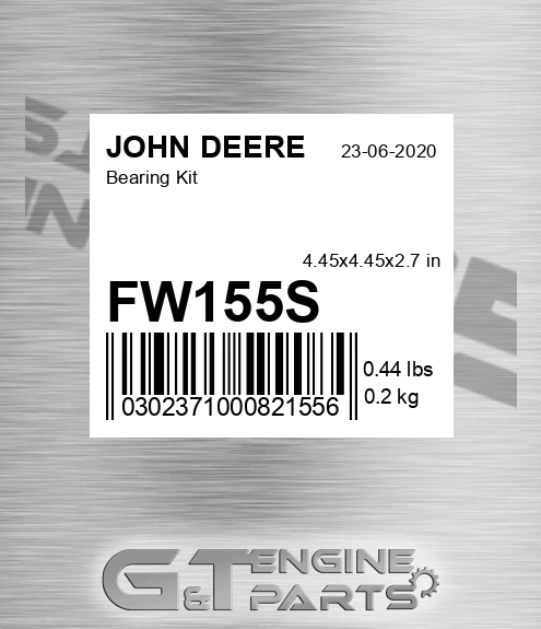 FW155S Bearing Kit