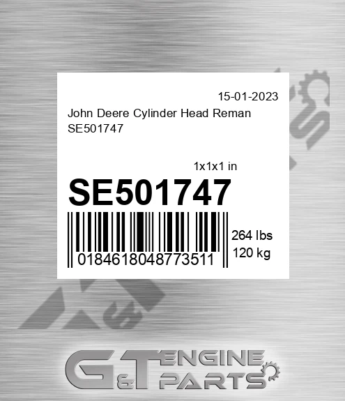 SE501747 Cylinder Head Reman