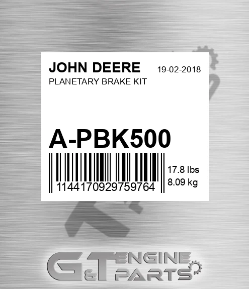 A-PBK500 PLANETARY BRAKE KIT