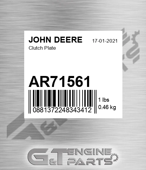 AR71561 Clutch Plate