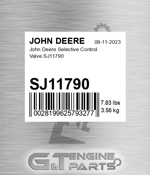 SJ11790 John Deere Selective Control Valve SJ11790