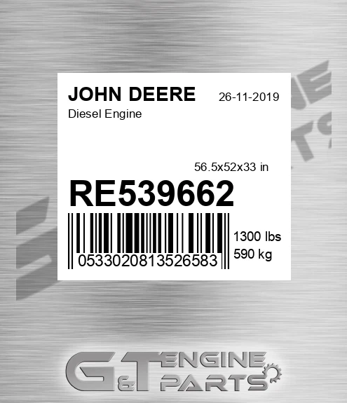 RE539662 Diesel Engine