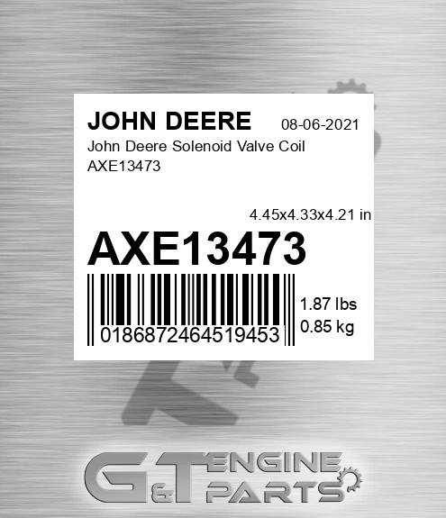 AXE13473 Solenoid Valve Coil