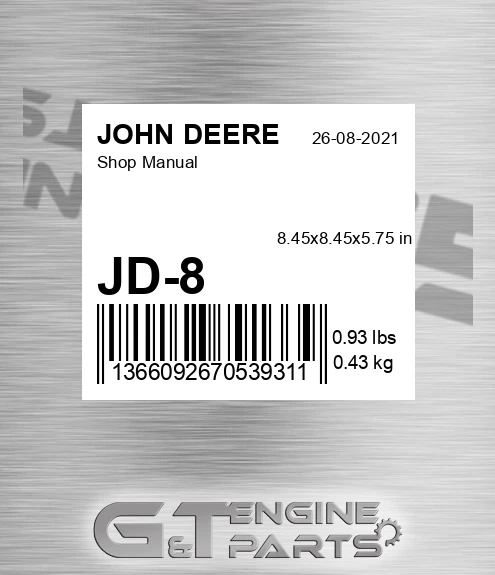 JD-8 Shop Manual