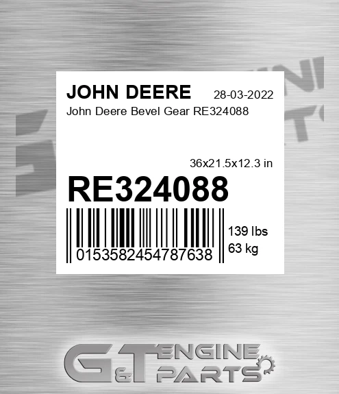 RE324088 John Deere Bevel Gear RE324088