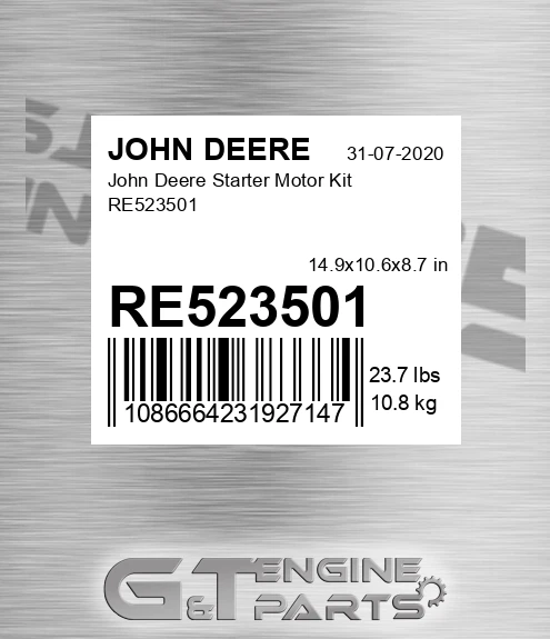 RE523501 Starter Motor Kit