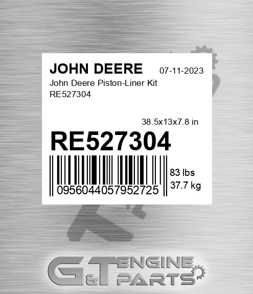 RE527304 John Deere Piston-Liner Kit RE527304