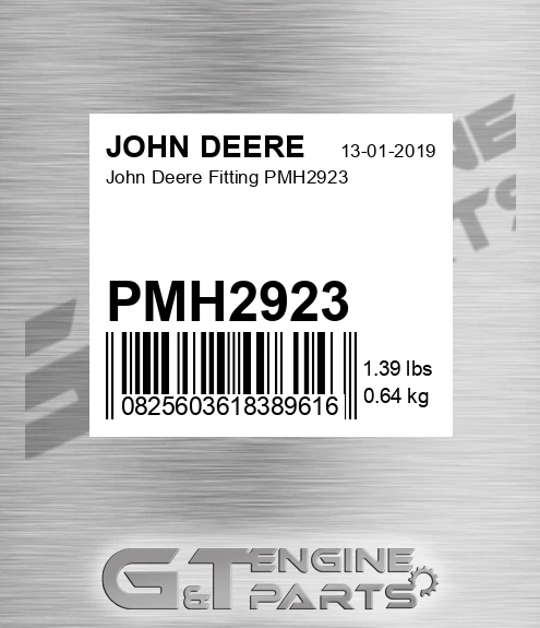 PMH2923 John Deere Fitting PMH2923