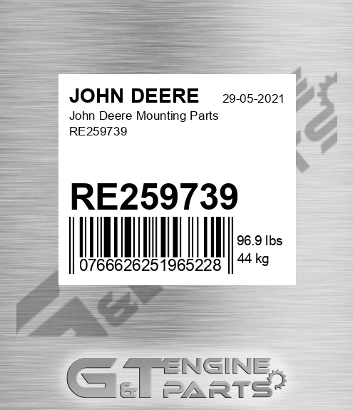 RE259739 John Deere Mounting Parts RE259739