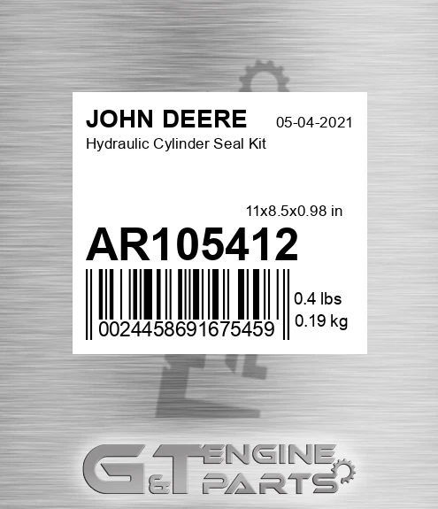 AR105412 Hydraulic Cylinder Seal Kit