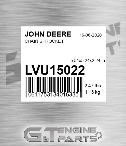 LVU15022 CHAIN SPROCKET