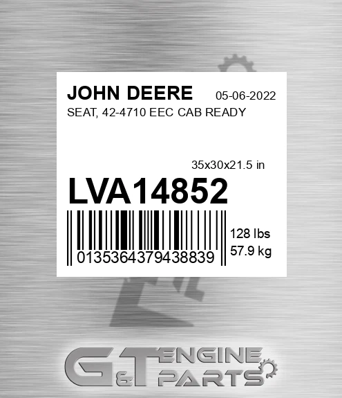 LVA14852 SEAT, 42-4710 EEC CAB READY