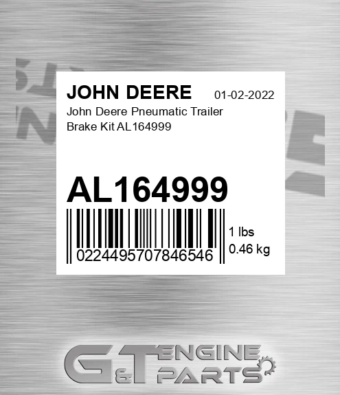 AL164999 John Deere Pneumatic Trailer Brake Kit AL164999