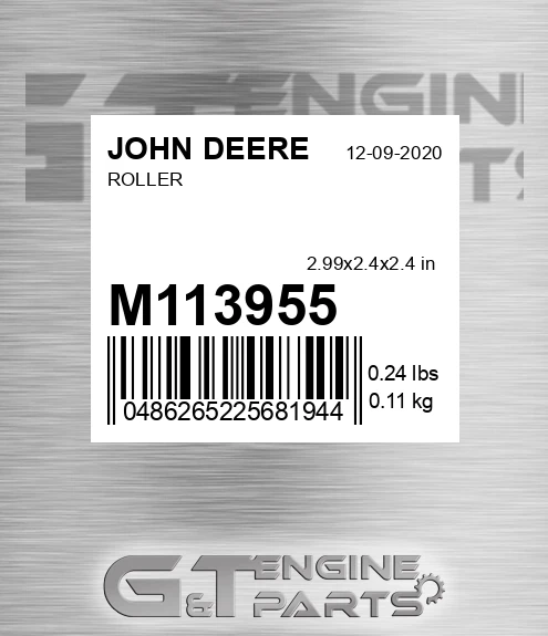 M113955 John Deere Roller M113955