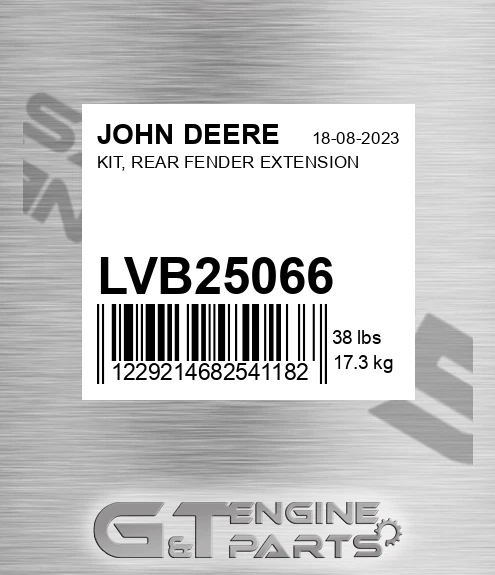 LVB25066 KIT, REAR FENDER EXTENSION