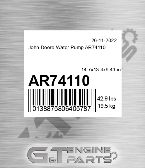AR74110 Water Pump