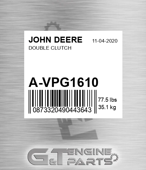 A-VPG1610 DOUBLE CLUTCH