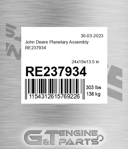RE237934 Planetary Assembly
