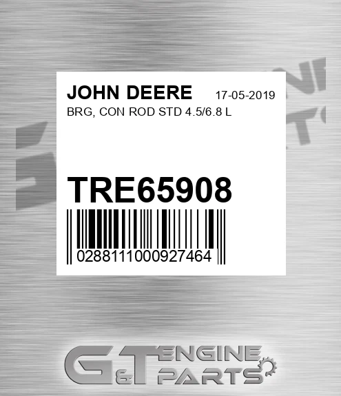 TRE65908 BRG, CON ROD STD 4.5/6.8 L